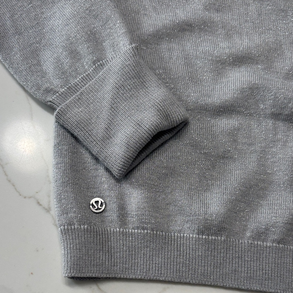 lululemon athletica Gray Crewneck Top
